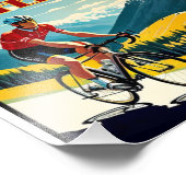 Impression Photo Le Café Fait Que Cela Se Passe En Cyclisme (Coin)