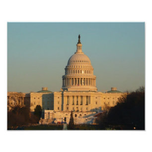 Impression Photo Le Capitole à Noël Washington DC Vacances