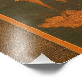 Impression Photo Le cerf japonais Mandala Shinto Bouddhisme Art Vin (Coin)