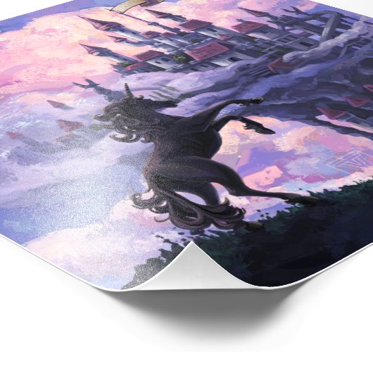 Impression Photo Le château de Unicorn (Coin)