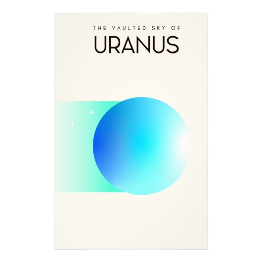 Impression Photo Le ciel voûté d'Uranus (Devant)