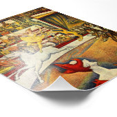 Impression Photo Le Cirque par Georges Seurat (Coin)