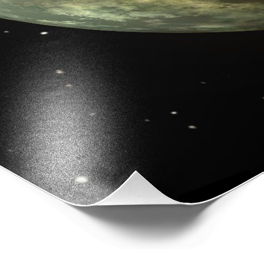 Impression Photo Le concept artistique d'un corps céleste (Coin)