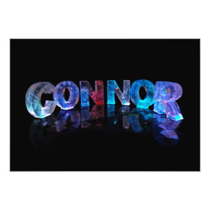 Impression Photo Le Connor nommé dans les lumières 3D