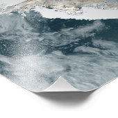 Impression Photo Le continent gelé de l'Antarctique (Coin)