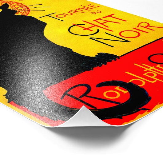 Impression Photo Le Conversation Noir Vintage (Coin)