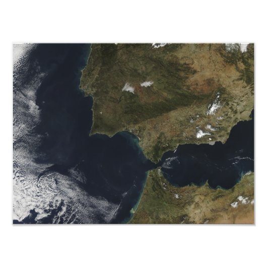 Impression Photo Le détroit de Gibraltar (Devant)