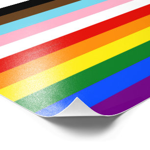 Impression Photo Le drapeau de fierté à onze bandes de SlipperyJoe'