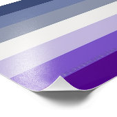 Impression Photo Le drapeau de la fierté lesbienne butch de Slipper (Coin)