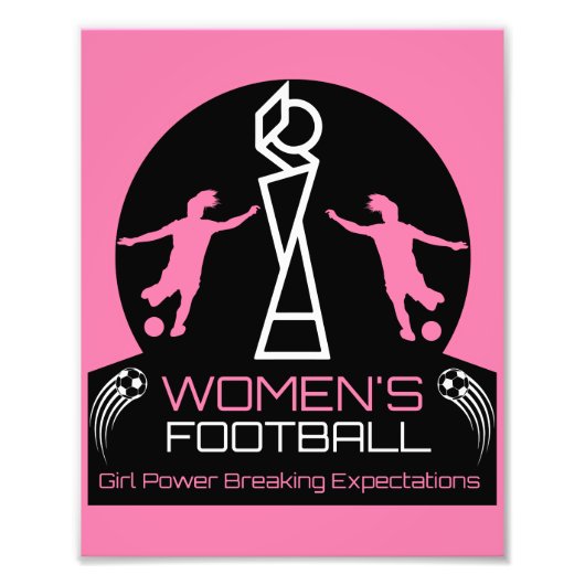 Impression Photo Le féminisme dans le sport féminin (Devant)