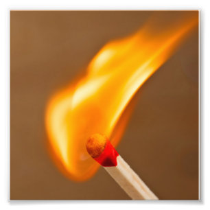 Impression Photo Le feu de match