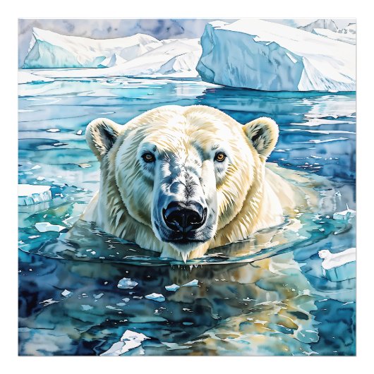 Impression Photo Le Gardien de Glace Vigilant (Devant)