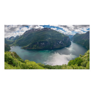 Impression Photo Le Geirangerfjord complet dans la copie de