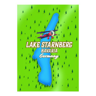 Impression Photo Le lac Starnberg Bavière Allemagne affiche voyage