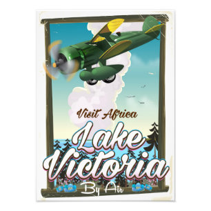 Impression Photo Le lac Victoria affiche des vacances africaines