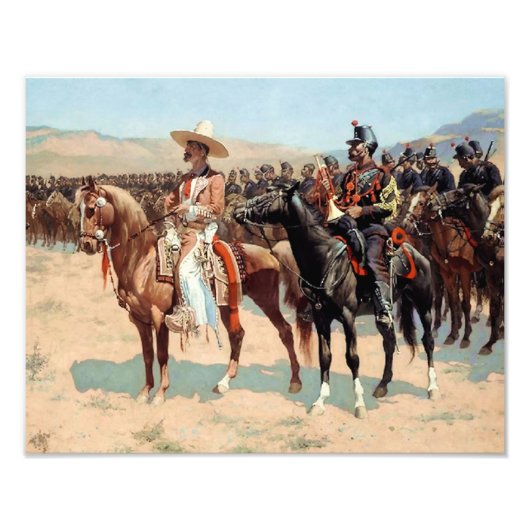 Impression Photo Le major mexicain par Frederic Remington (1889) (Devant)