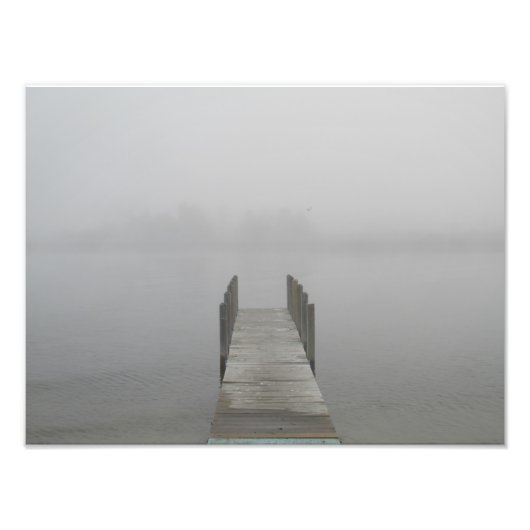 Impression Photo Le matin de Foggy (Devant)