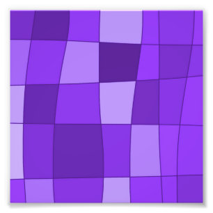 Impression Photo Le miroir d'amusement signe la violette