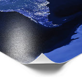 Impression Photo Le Monde à la nuit (Coin)