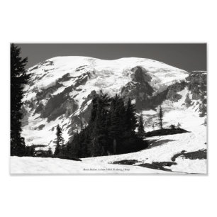 Impression Photo Le Mont Rainier en juin