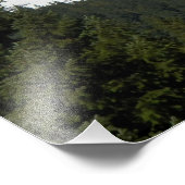 Impression Photo Le Mont Rainier et les feuilles d'automne (Coin)