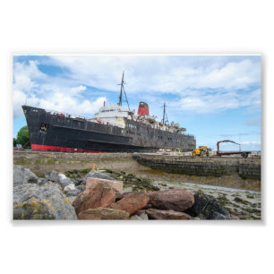 Impression Photo Le navire abandonné TSS Duke of Lancaster