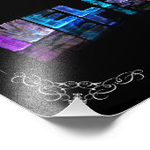 Impression Photo Le nom Melissa en lumières 3D (Photographie) (Coin)