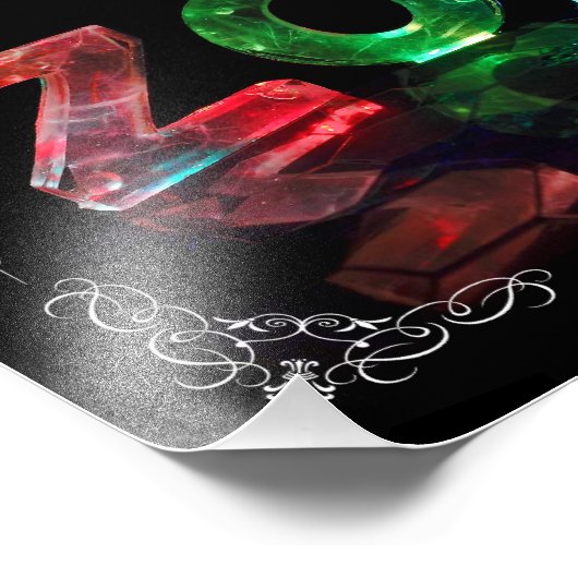 Impression Photo Le nom Zoe - Nom en lumières (photo) (Coin)