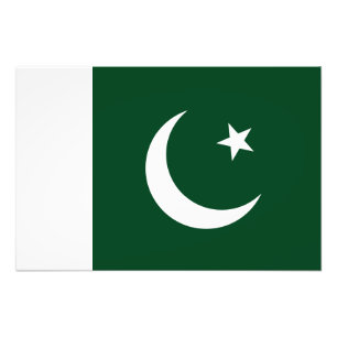 Impression Photo Le Pakistan - drapeau pakistanais