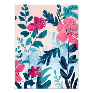 Impression Photo Le paradis floral vibrant