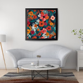 Impression Photo Le paradis floral vibrant