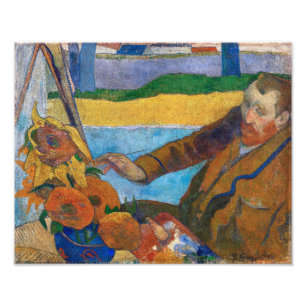 Impression Photo Le peintre des tournesols   Paul Gauguin  