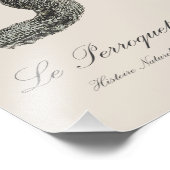 Impression Photo Le Perroquet Jaune ecaille de rouge (Coin)