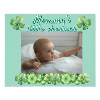 Impression Photo Le petit charmeur de maman verte