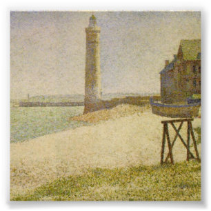 Impression Photo Le phare d'Honfleur par Georges Seurat