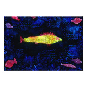 Impression Photo Le poisson rouge, 1925 par Paul Klee