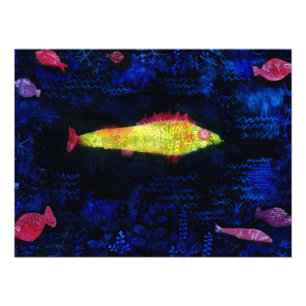 Impression Photo Le poisson rouge par Paul Klee