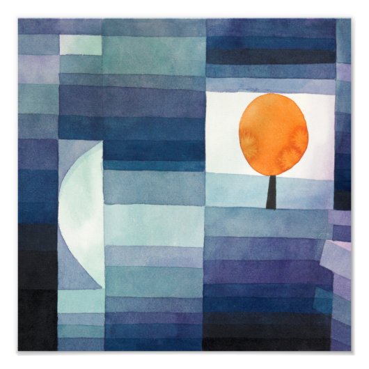 Impression Photo Le Porte-monnaie d'automne (1922) de Paul Klee (Devant)