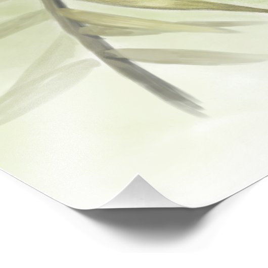 Impression Photo Le premier oiseau (Coin)