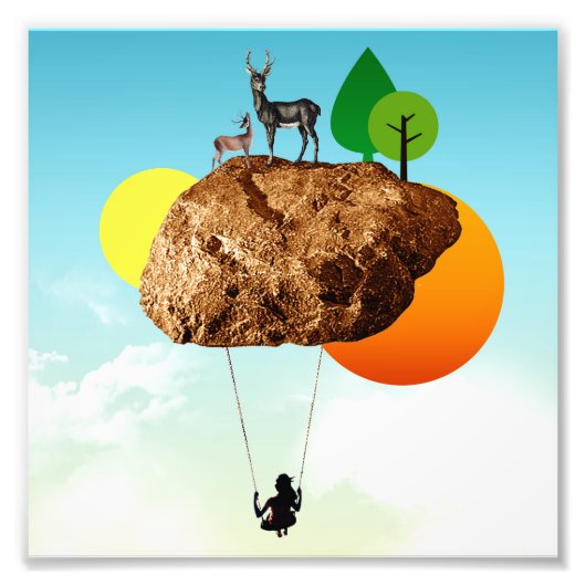 Impression Photo Le rocher de notre existence (Devant)