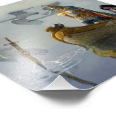 Impression Photo « Le roi Arthur prend l'épée » par NC Wyeth (Coin)
