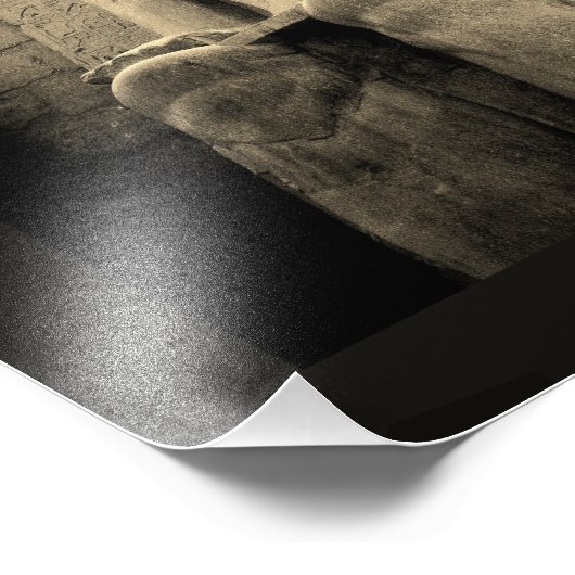 Impression Photo Le roi Tut à Karnak (Coin)