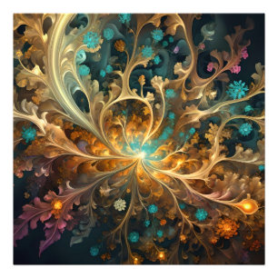 Impression Photo Le Sens De L'Art Abstrait Fractal,