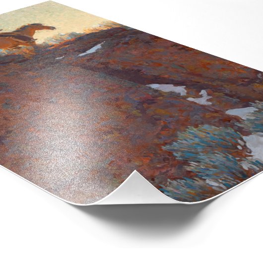 Impression Photo Le sentier solitaire de Maynard Dixon (Coin)