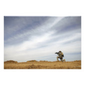 Impression Photo Le sergent assure la sécurité (Devant)