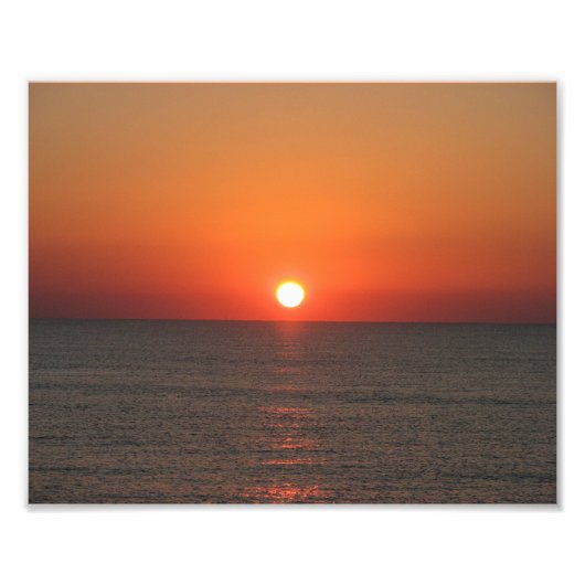 Impression Photo Le soleil levant (Devant)