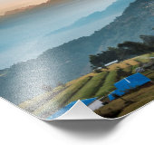 Impression Photo Le Sun Rising sur le village de Sermathang (Coin)