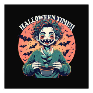Impression Photo Le temps d'Halloween, mais c'est en fait un moment