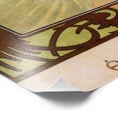 Impression Photo Le temps du jour, réveil matinal par Mucha (Coin)