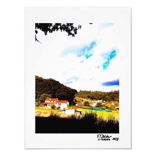 Impression Photo Le Toit Rouge (Devant)